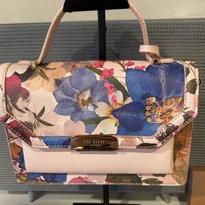Ted Baker Multicolor Floral Top-Handle Satchel